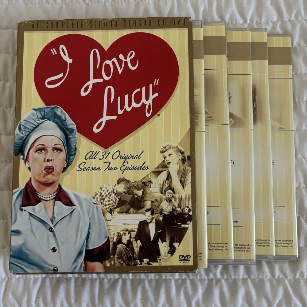 I Love Lucy - DVD Collection All 31 Original Season 2 Episodes On 5 Discs